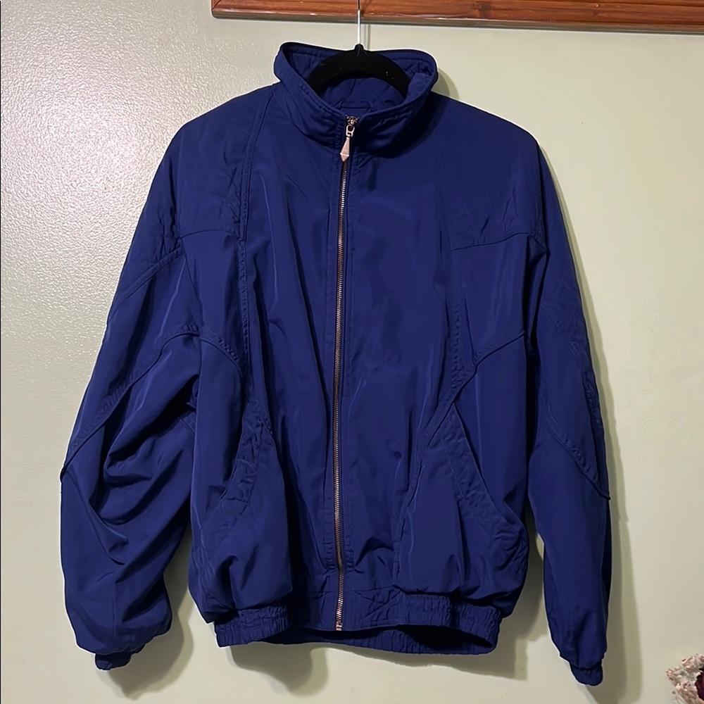 Blue Active Frontier Bomber Jacket